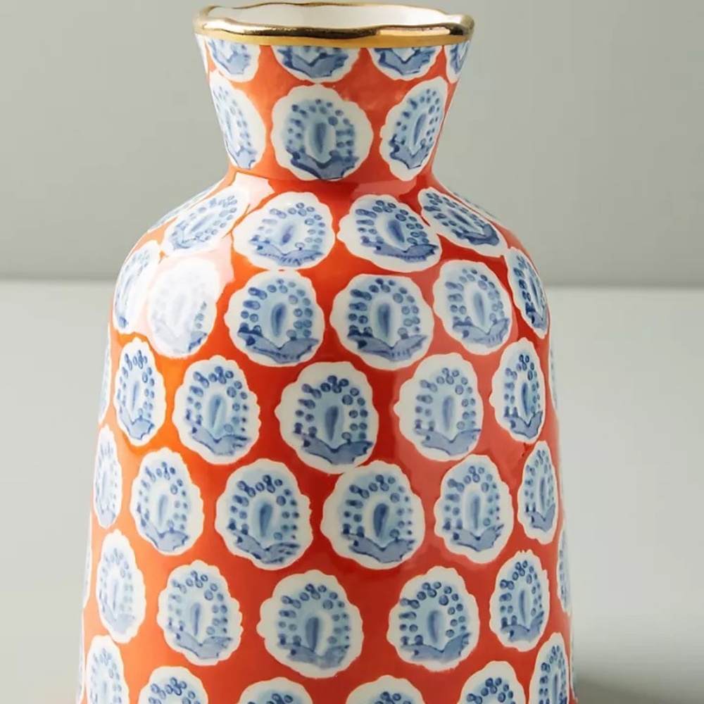 COPY - NWT Anthropologie Painted Elza Vase